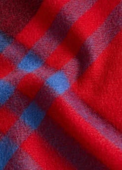 Woven Cashmere Plaid Scarf