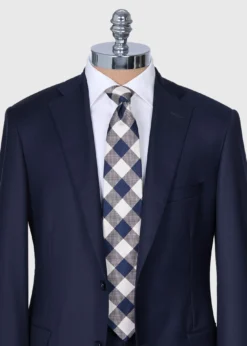 Woven Check Tie