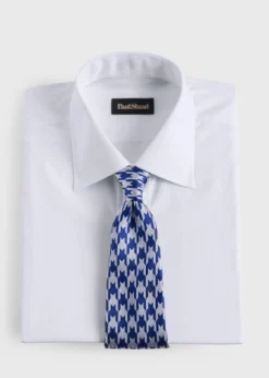 Woven Silk Houndstooth Tie
