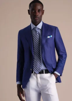 Woven Silk Houndstooth Tie