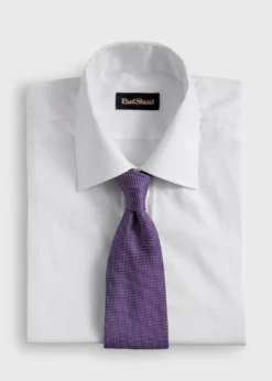 Woven Silk Micro Dot Tie