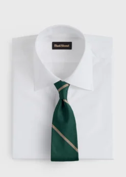 Woven Silk Regimental Stripe Tie