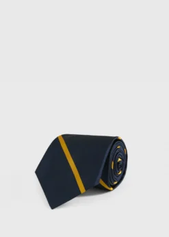 Woven Silk Regimental Stripe Tie